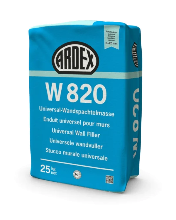 Ardex W820 Superfinish Universal Finishing Plaster - 25 Kg Bag