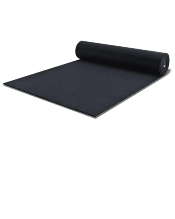 IsoRubber Base is a dense, rubber composite, impact sound isolator or cushioning underlay