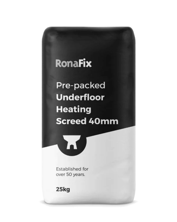 Ronafix Prepacked Underfloor Heating Screed 40mm Plus - 25Kg Bag