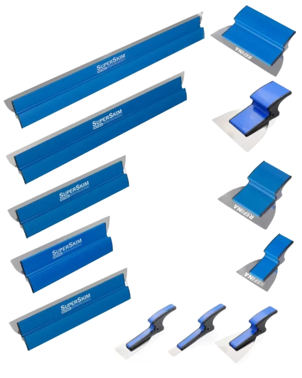 Refina Superskim Flexible Plastering Finishing Spatulas Bundle