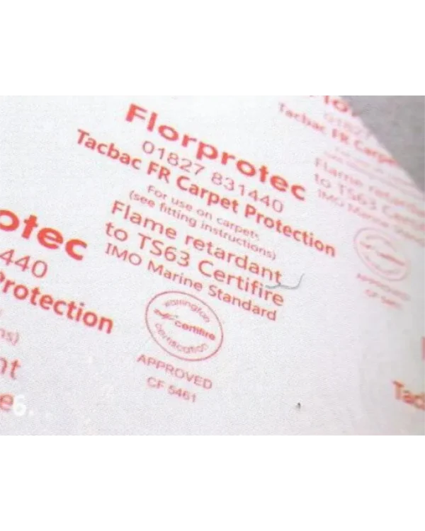 Florprotec TacBac Flame Retardant Carpet Protection Film